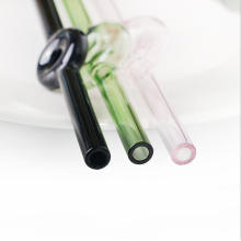 Crystal Energy Gemstone Glass Drinking Straws Natural Crystal Quartz Glass Straws